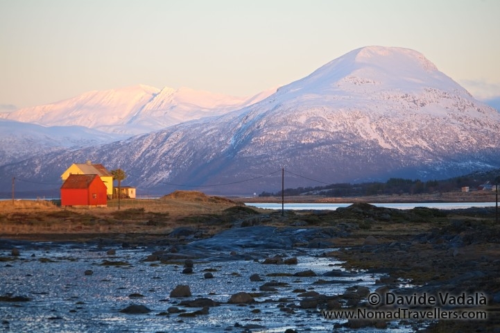 Beautiful landscape from Hol i Tjeldsund, in the North of Norway