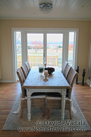 Haldis's bright kitchen
