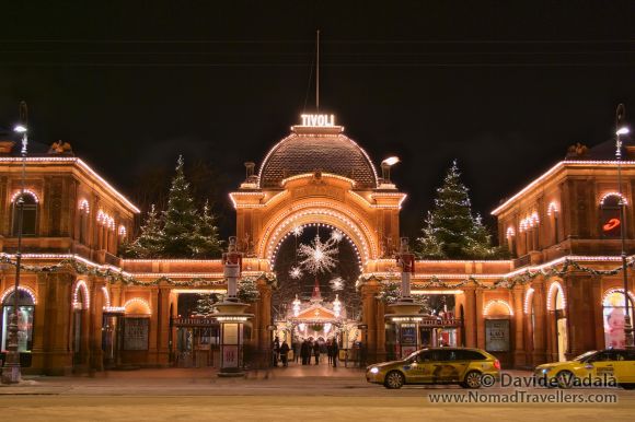 Tivoli park at Christmas Time