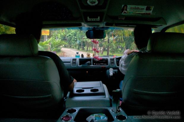 The fancy van that picked us up in Khao Sok National Park