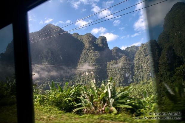 Impressive view form the window of our van