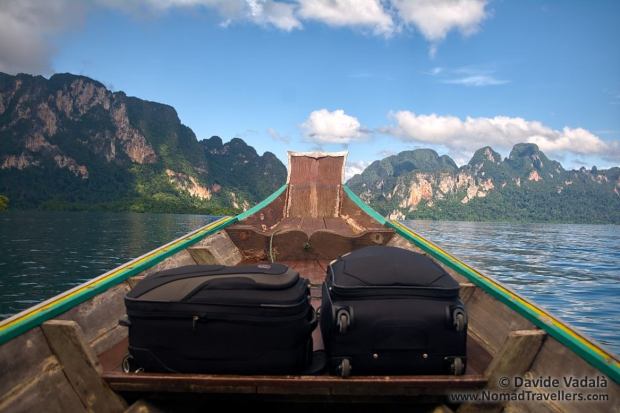 Our Longtail boat on Cheow Lan Lake
