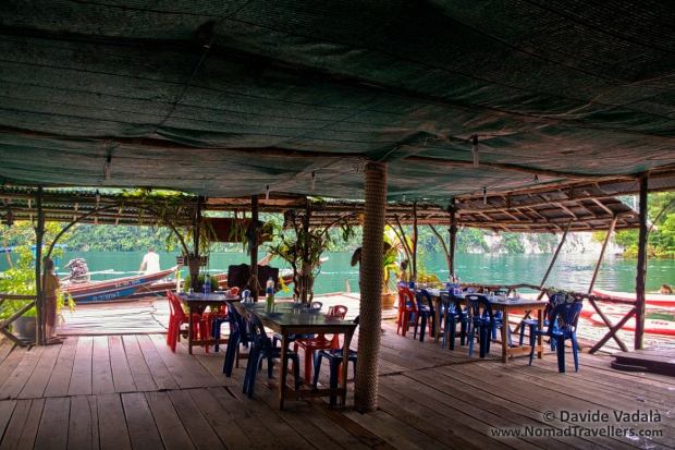 View of the floating restaurant