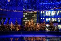 Sony Center in Berlin at Christmas time