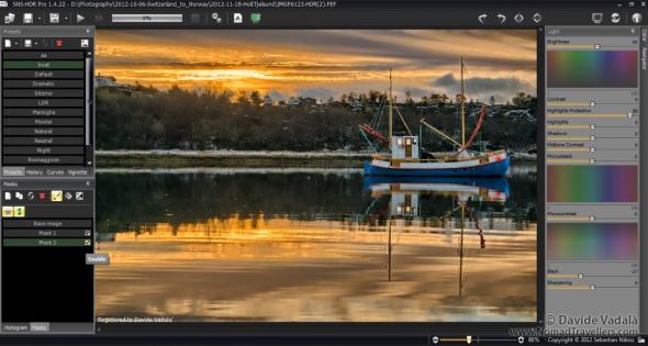 Masking the boat and increasing the brightess