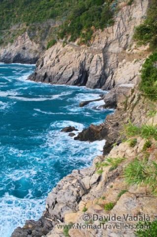The "Via dell' Amore" in the rocks over the sea