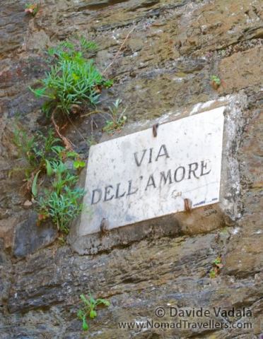 Sign of "Via Dell' Amore"
