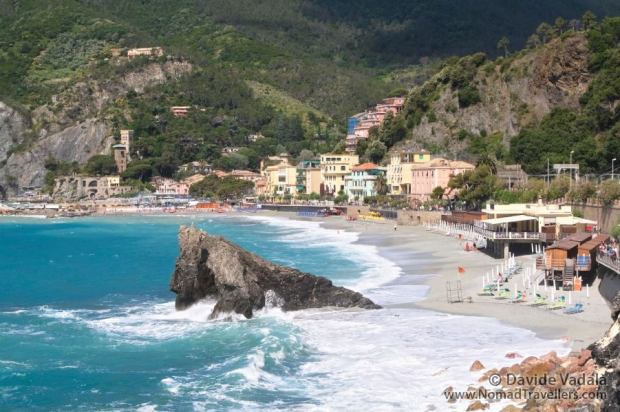 The beach in Monterosso al Mare