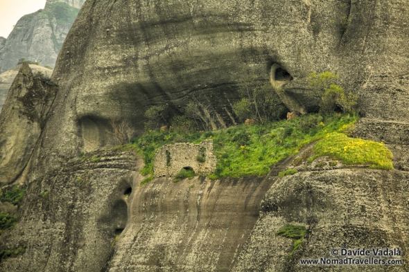 Abandoned monastery in Meteora