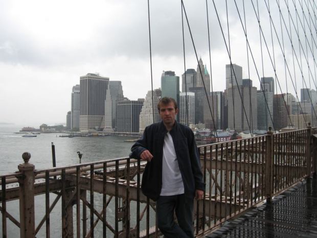 On Brooklyn Bridge, New York, 2010