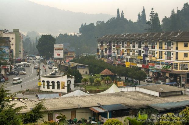View of Tanah Rata city center