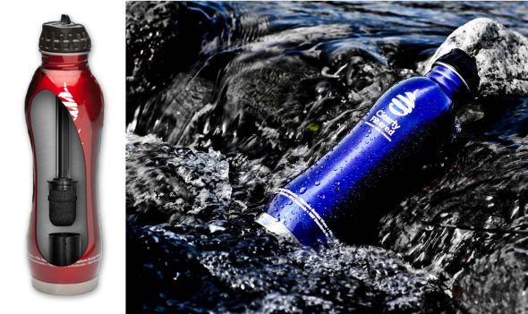 Win a free stainless steel Clearly Filtered Water Bottle