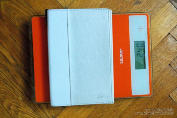 As many e-books as you want in 240 grams (8.4 oz case included). Not bad for an e-reader