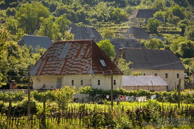 Local houses in Thethi