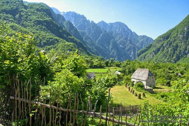 50 shades of green surrounding Thethi