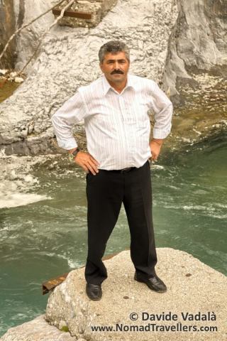 The nice man that gave us a ride to Valbona