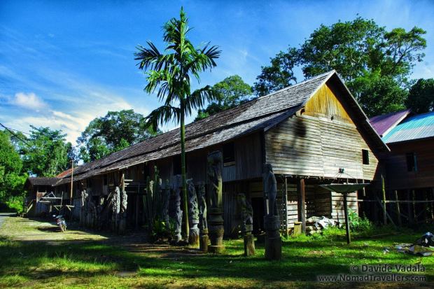 Dayak Longhouse in Benung