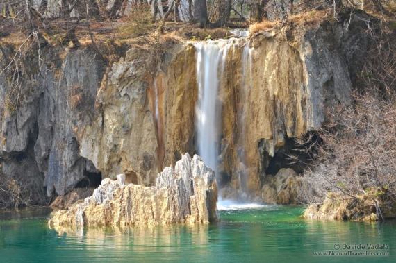 One of the amazing waterfalls in Plitvice Lakes National Park
