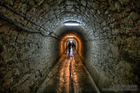Tunnel leading to the salt mine