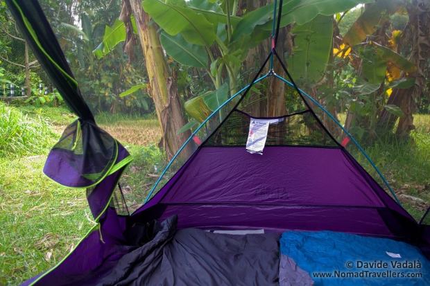 Interior view of the Luxe Outdoor Sil Habitat tent