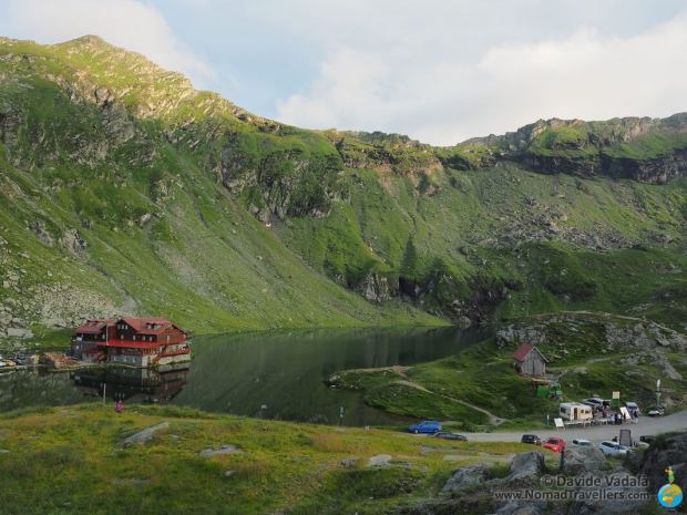 View of Balea Lake after our arrival