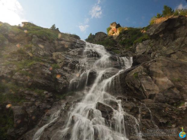 Cascada Capra, seen from the bottom of the waterfall