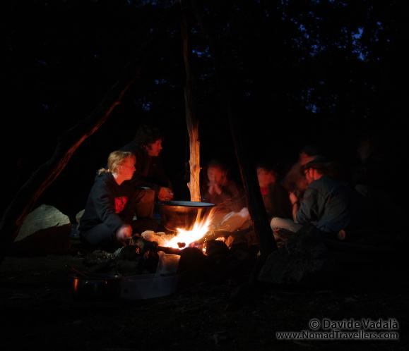 Cooking while camping in Hungary